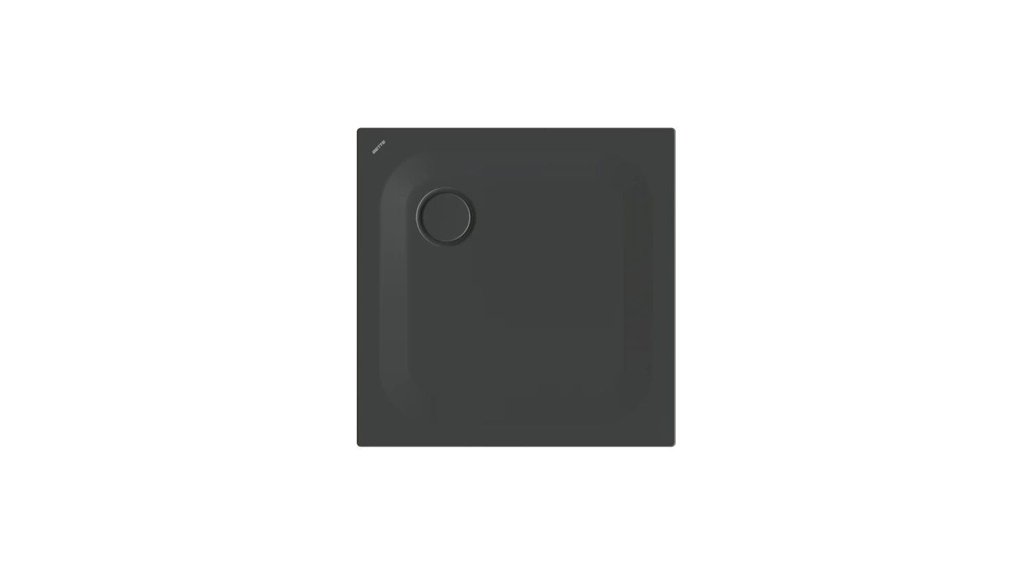 Bette quadrat Duschwanne „BetteUltra“ 75 × 75 cm in Ebony