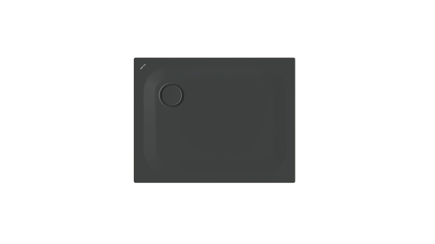 Bette rechteck Duschwanne „BetteUltra“ 90 × 70 cm in Ebony