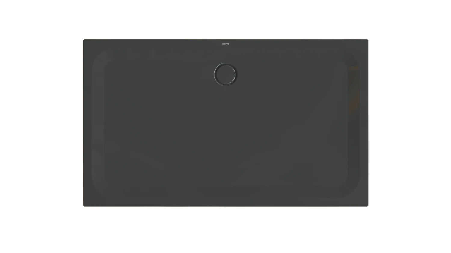 Bette rechteck Duschwanne „BetteUltra“ 170 × 100 cm in Schwarz