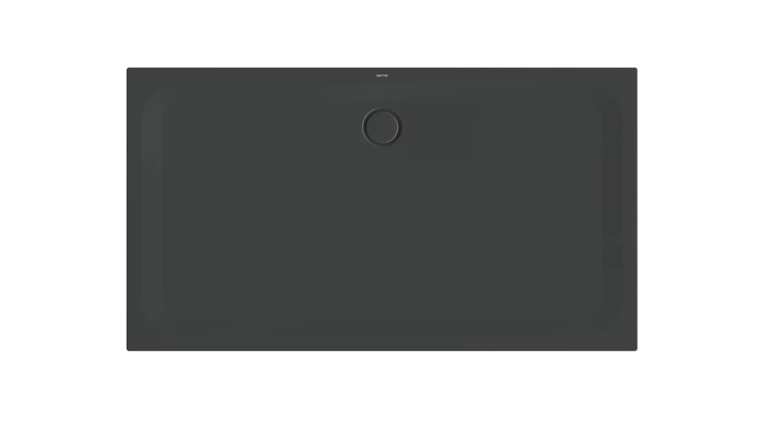 Bette rechteck Duschwanne „BetteUltra“ 180 × 100 cm in Ebony