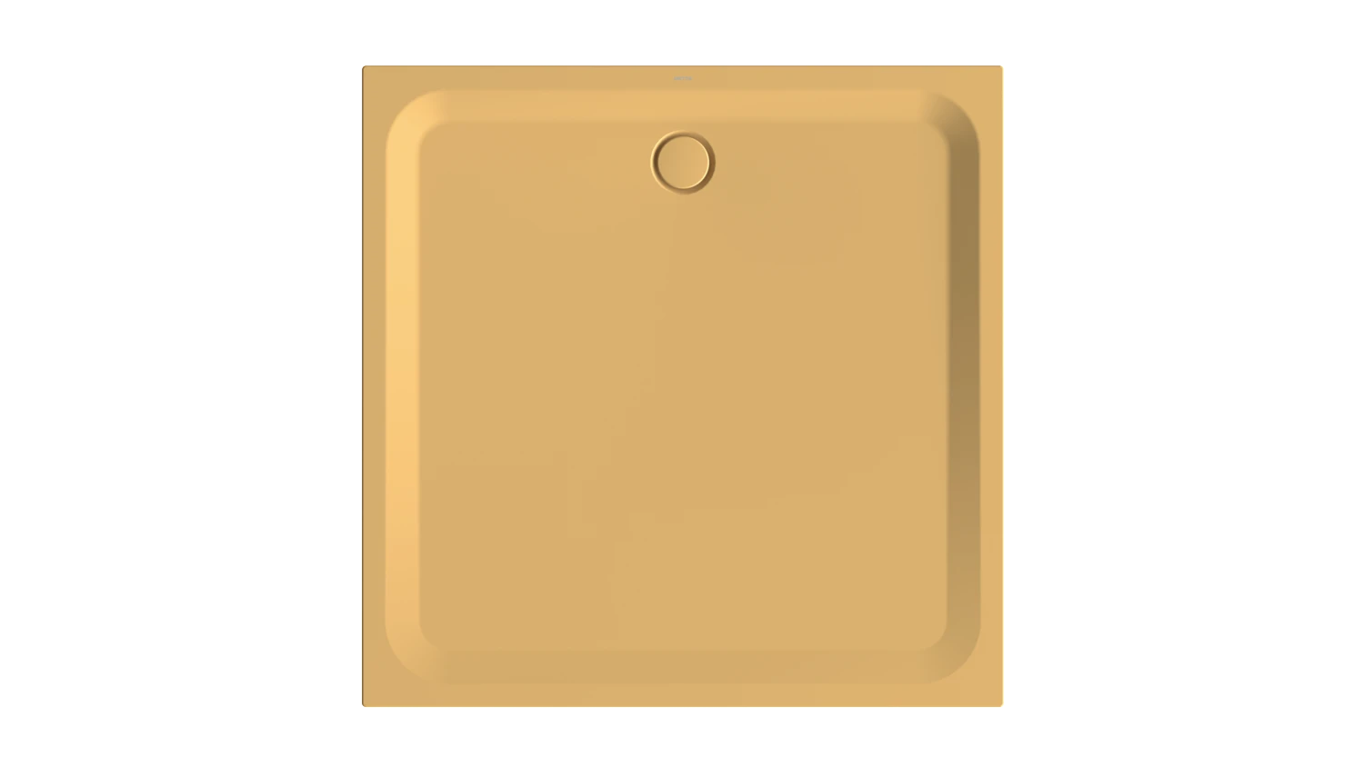 Bette quadrat Duschwanne „BetteUltra“ 140 × 140 cm in Curry