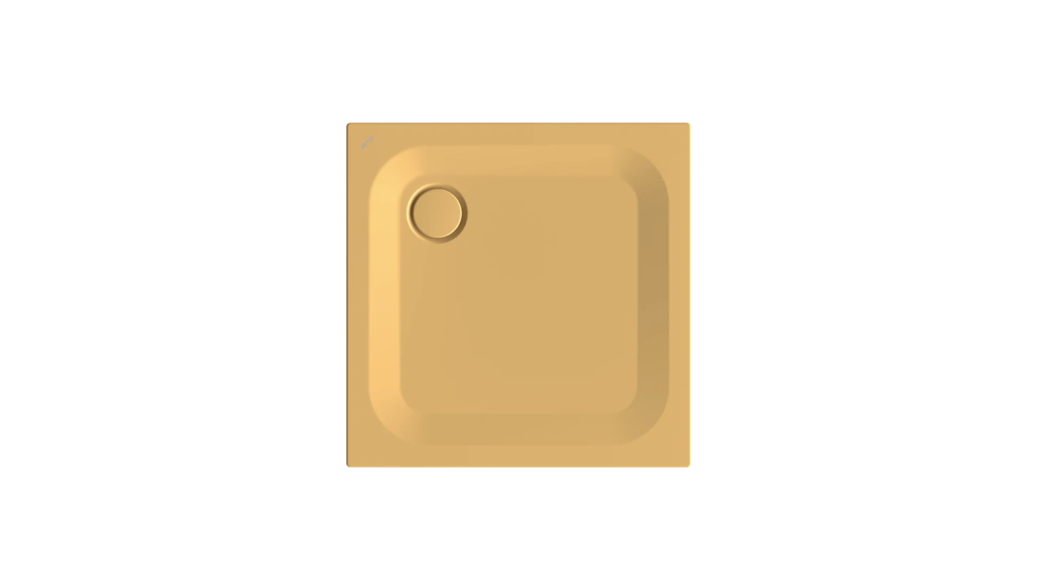 Bette quadrat Duschwanne „BetteUltra“ 80 × 80 cm in Curry