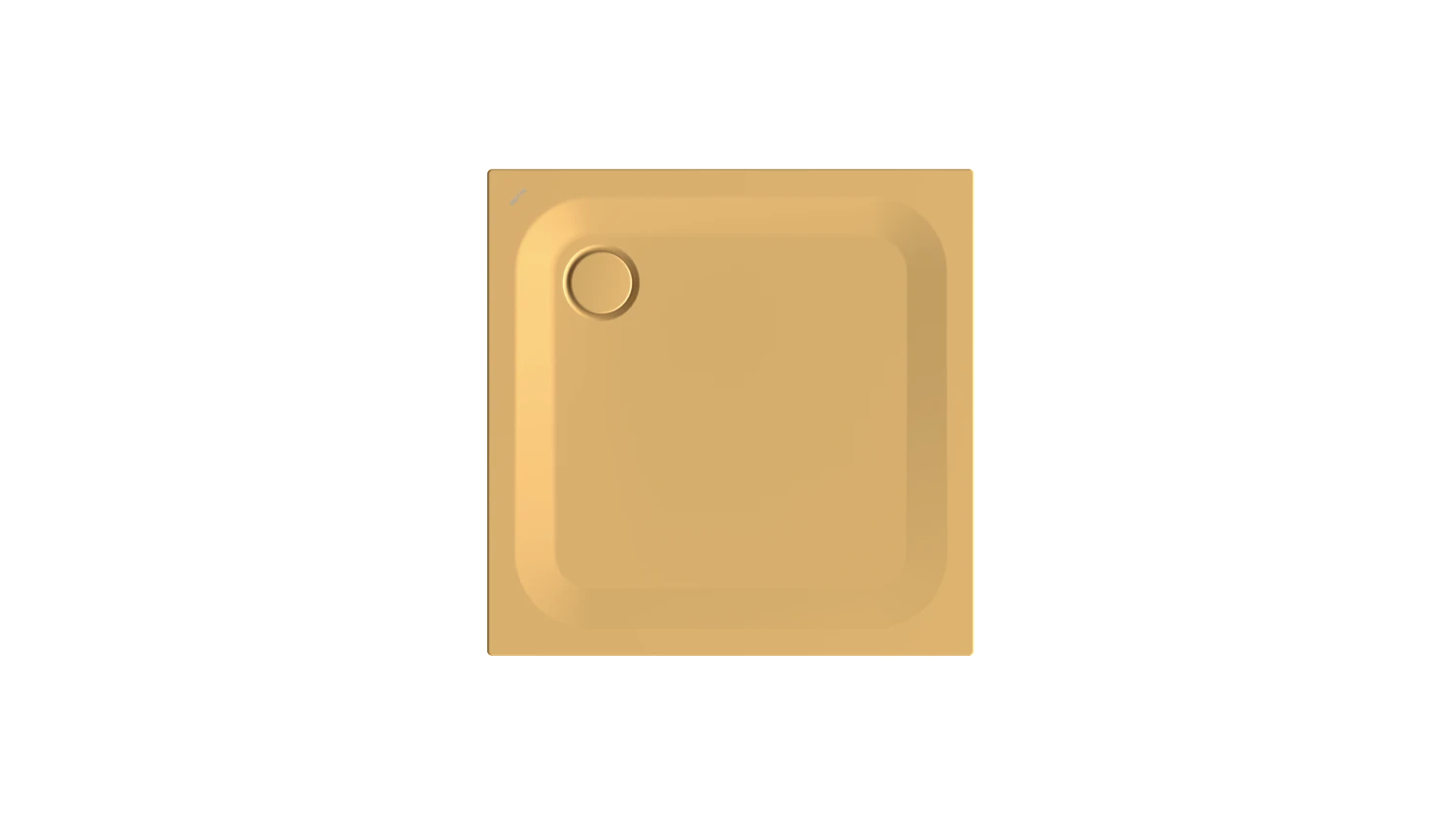 Bette quadrat Duschwanne „BetteUltra“ 90 × 90 cm in Curry