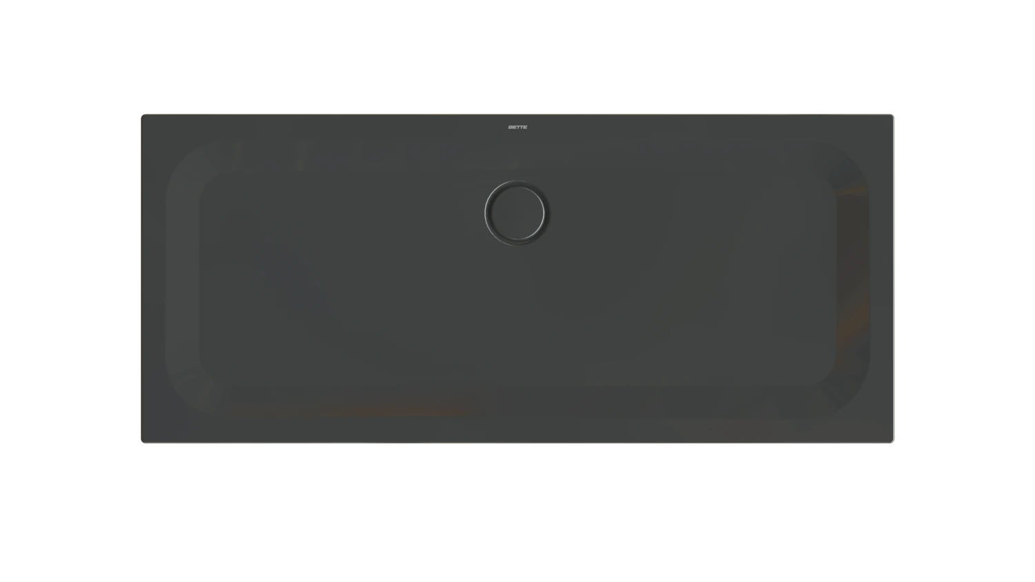 Bette rechteck Duschwanne „BetteUltra“ 160 × 70 cm in Schwarz