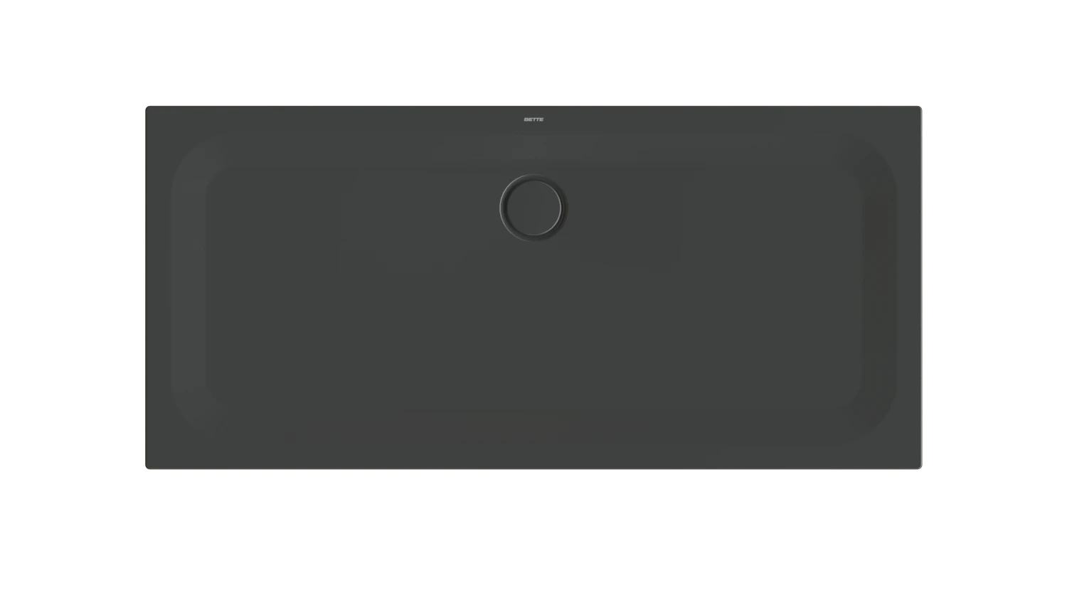 Bette quadrat Duschwanne „BetteUltra“ 160 × 75 cm in Ebony