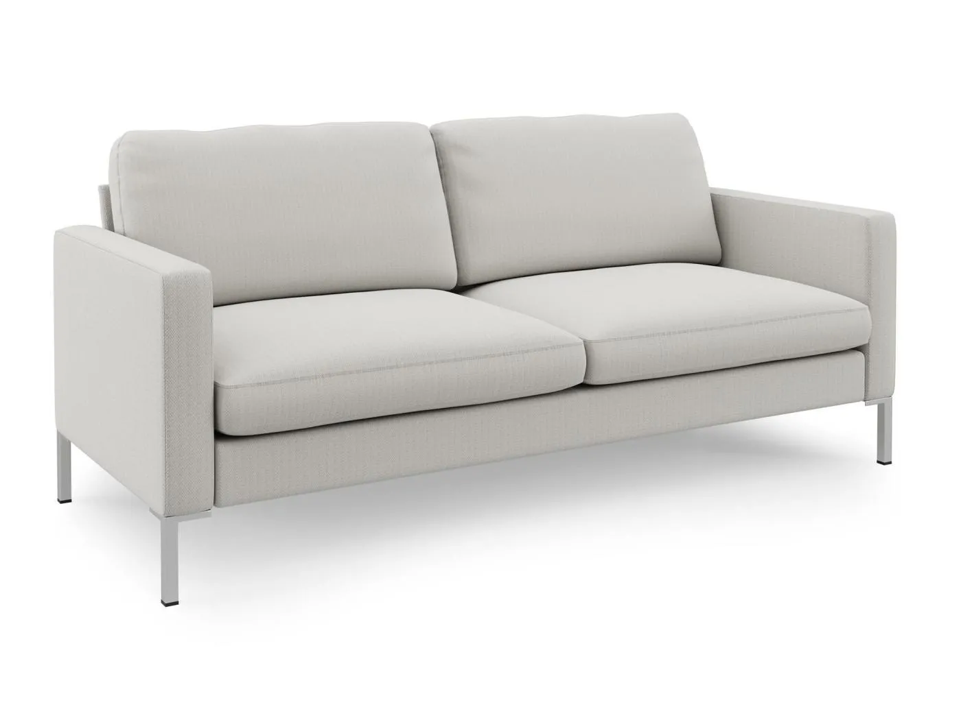 Sofa 3 Sitze in Leinen Elfenbein