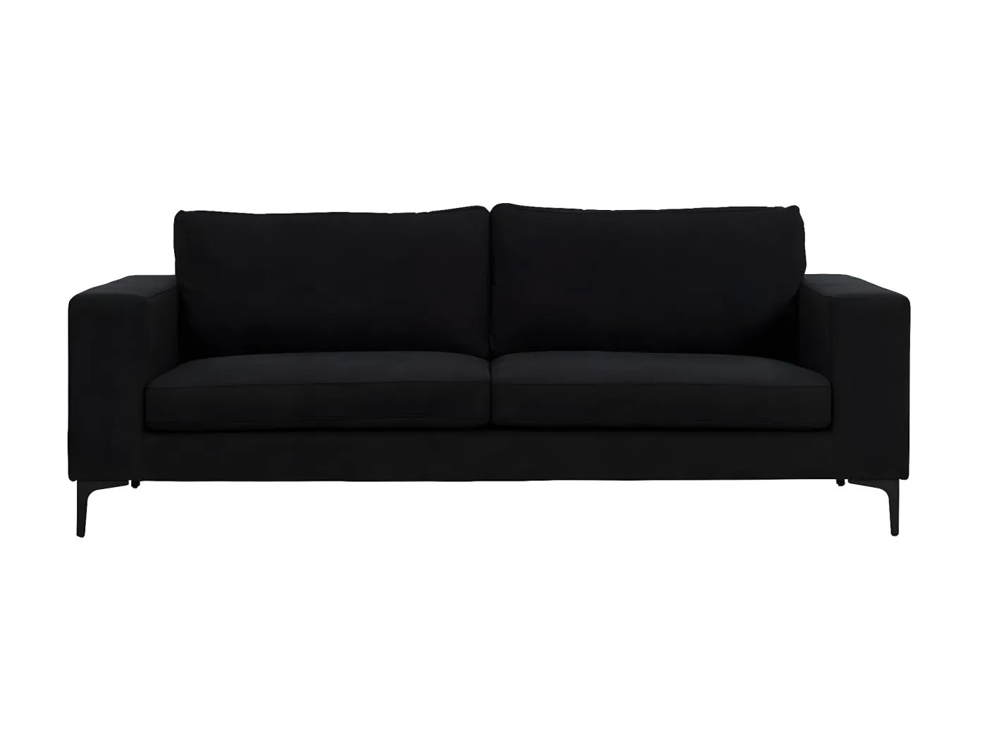 Bolero Sofa 3 Personen schwarz.
