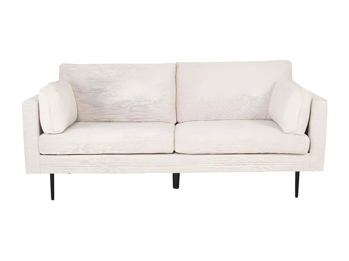 Boom Sofa 3 Personen Samt hell beige.