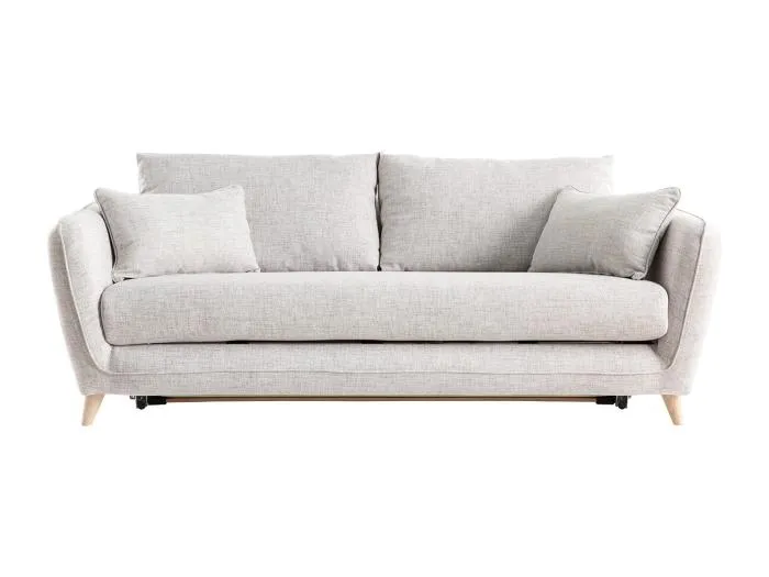 Sofa skandinavisch 3 Plätze hellgrau-meliert CREEP