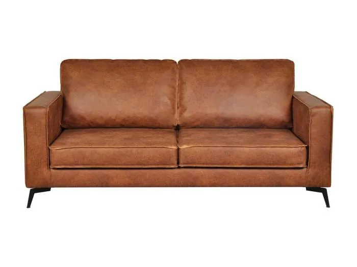 Vintage-Ledersofa 3-Sitzer cognacfarben SONNY