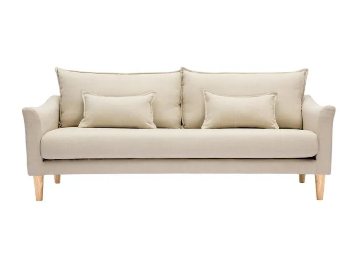 Design-Sofa 3 Plätze beiger KATE