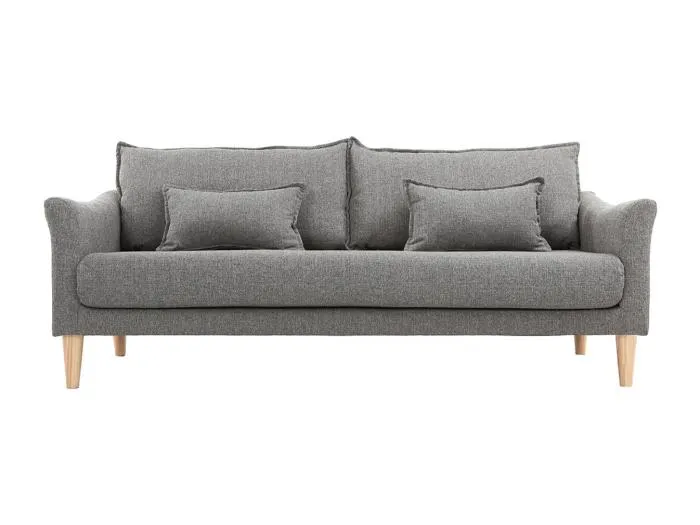 Design-Sofa 3 Plätze Grau KATE