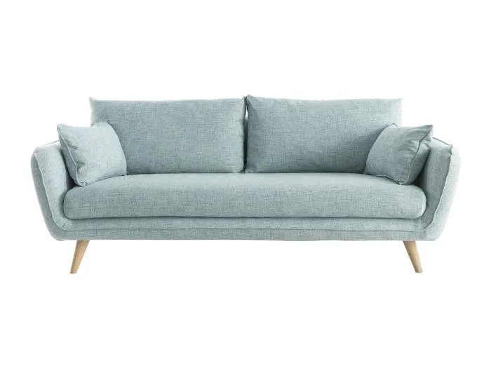 Sofa skandinavisch 3 Plätze eisblau CREEP