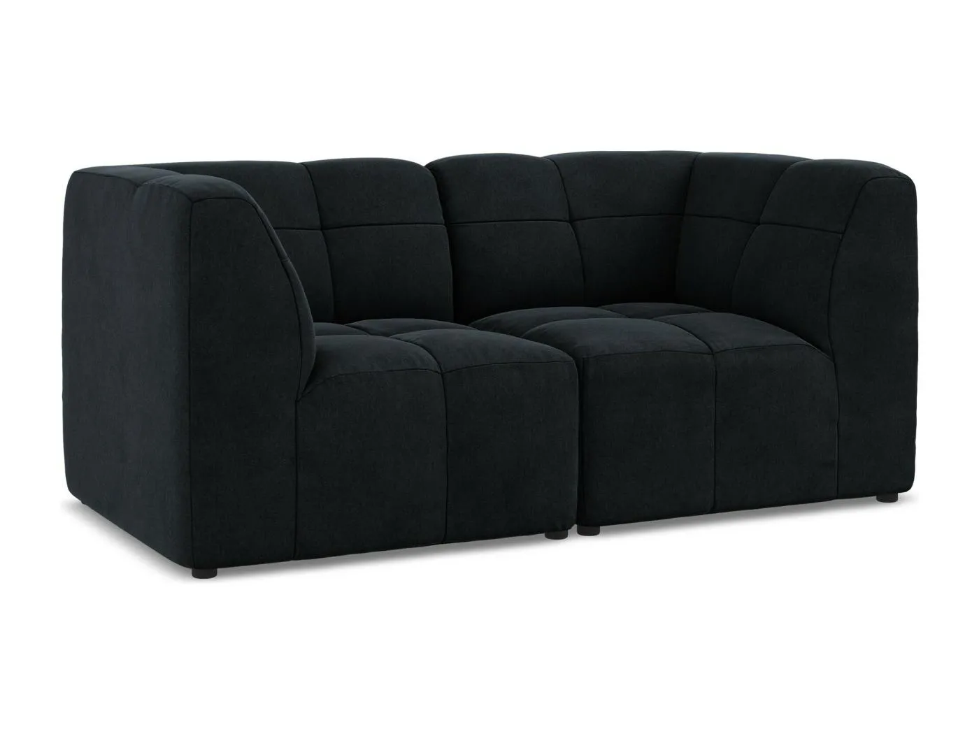 2-Sitzer Sofa - - Samt - Königsblau - ALOHA