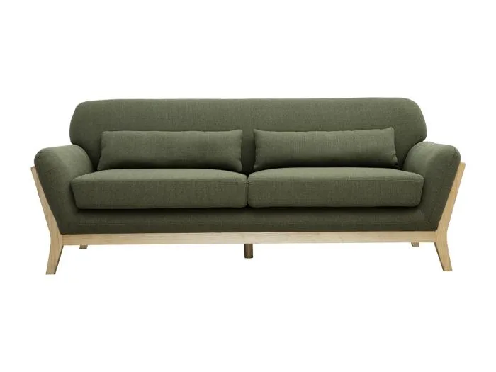 Sofa skandinavisch 3 Plätze Khaki YOKO