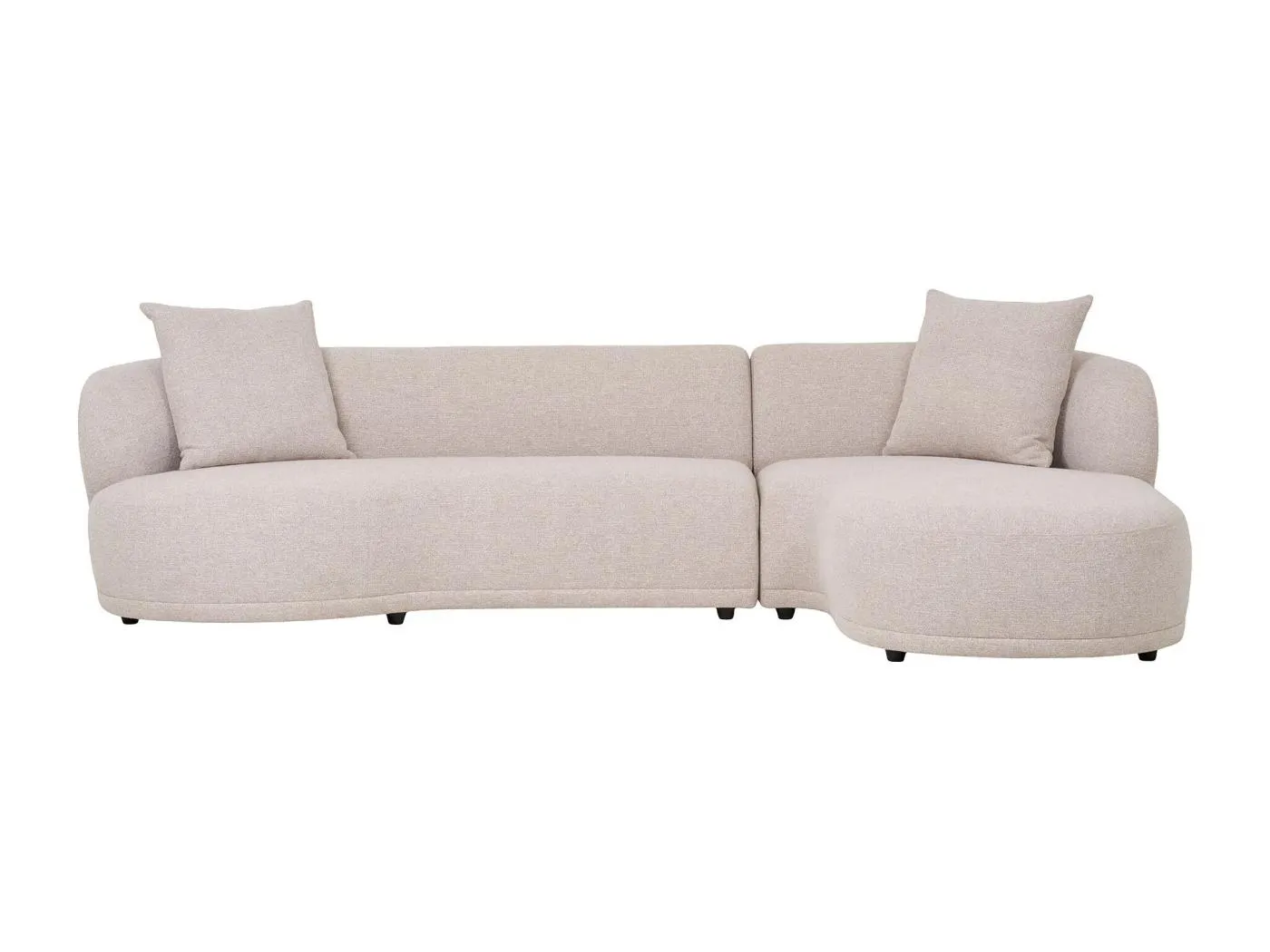 Kingston Sofa Mit 2 Kissen, rechtsdrehend Natur.
