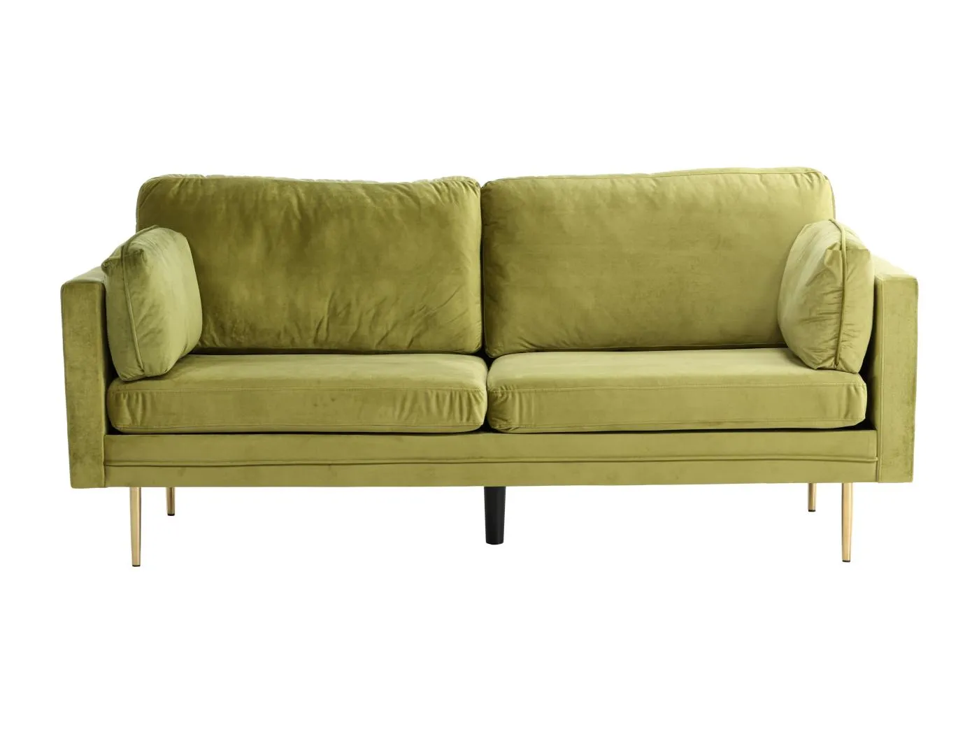Boom Sofa 3 Personen velour grün.