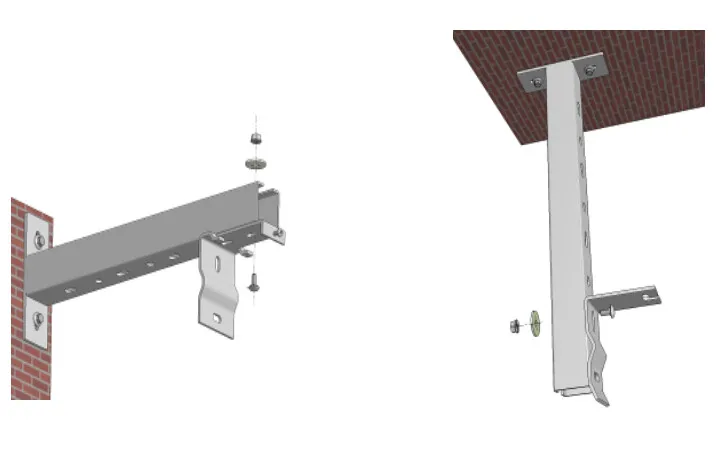 DELUXX Wand-/Deckenabstandshalter 30cm für Professional Serie