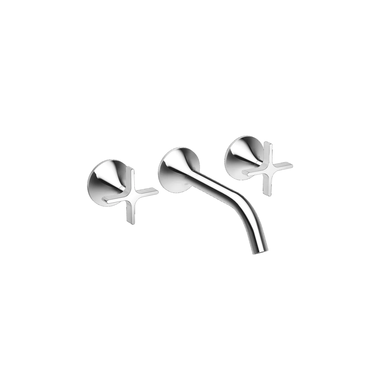 Waschtisch-Wandbatterie ohne Ablaufgarnitur VAIA Chrom 36712809