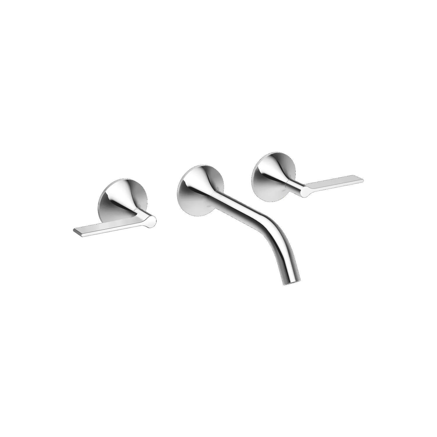 Waschtisch-Wandbatterie ohne Ablaufgarnitur VAIA Chrom 36712819