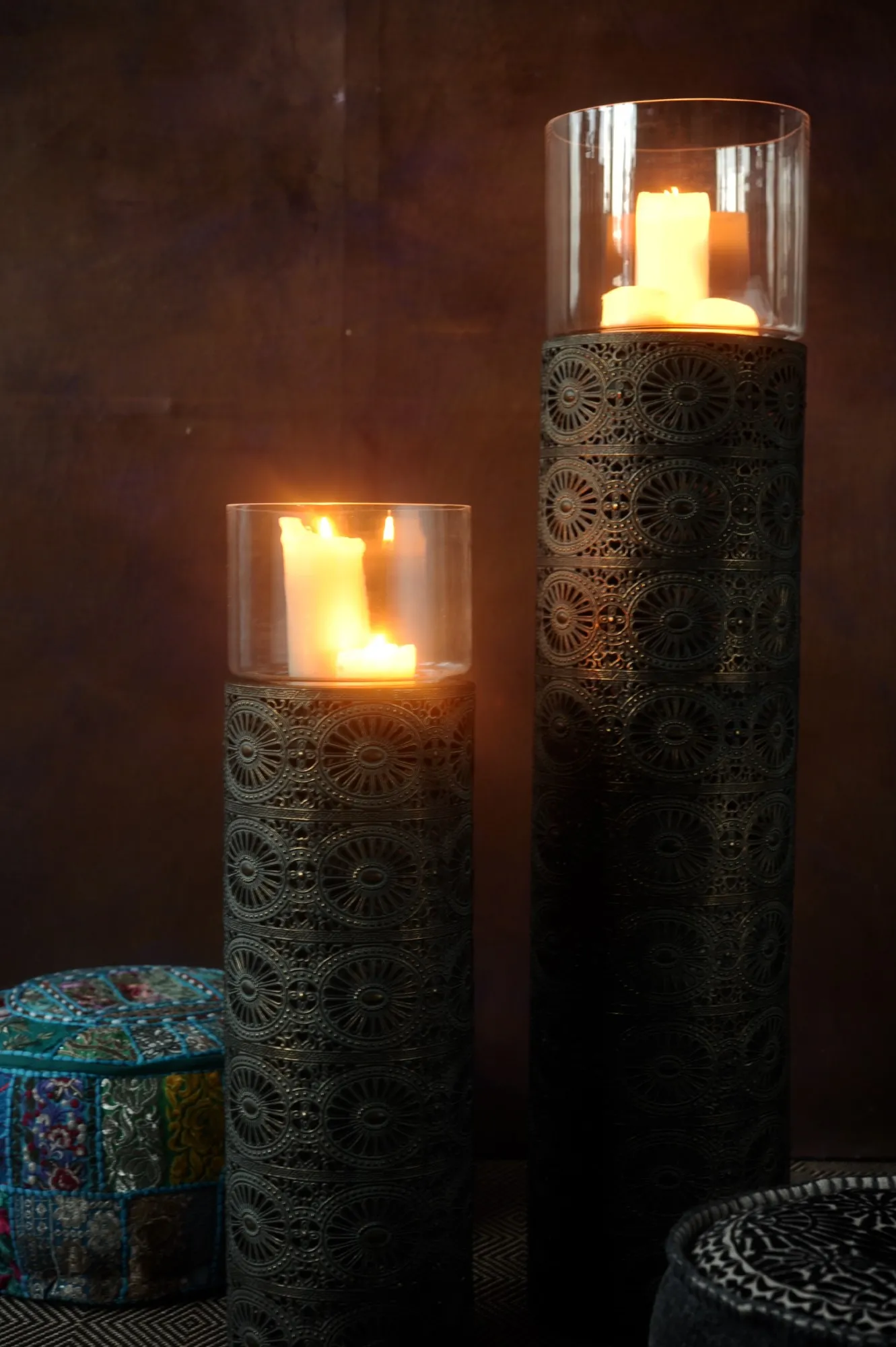 Stand-Kerzenhalter 'Vaitape' L, H 111 cm, Ø 24,5 cm