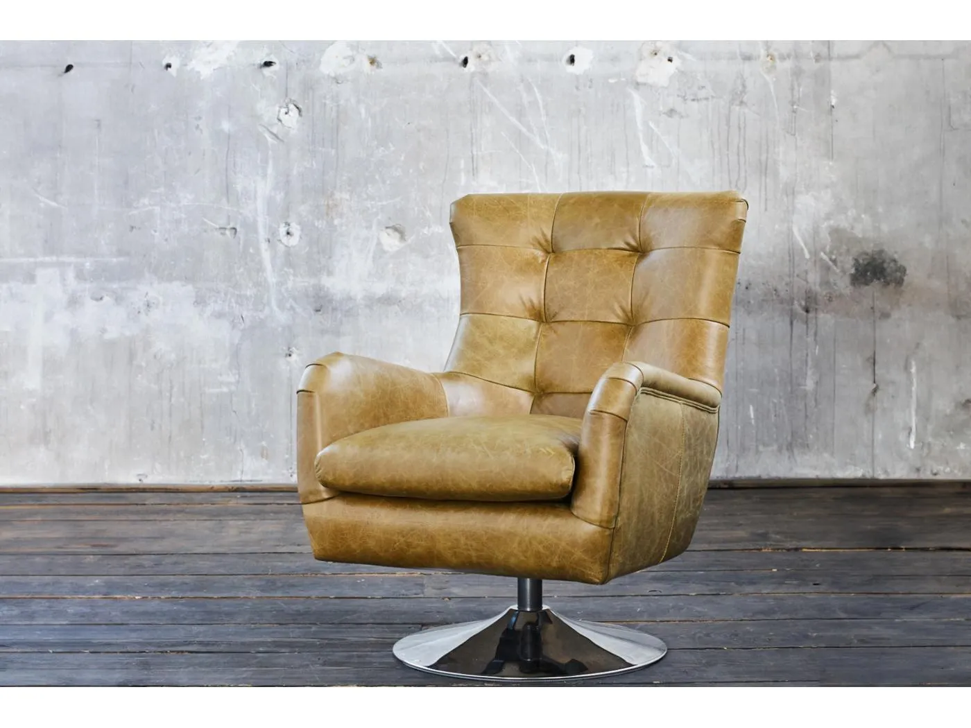 Sessel - Grün Leder - RELEXA