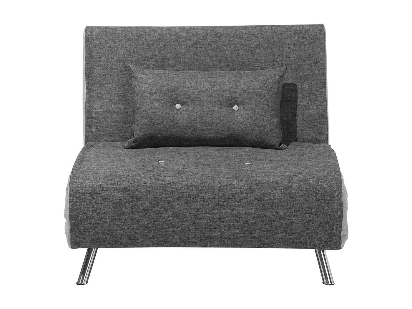 1-Sitzer Schlafsofa FARRIS Stoff Dunkelgrau