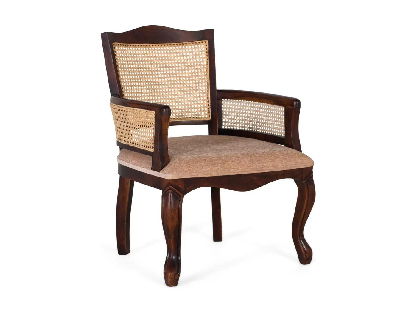 Klassischer Sessel aus Akazienholz