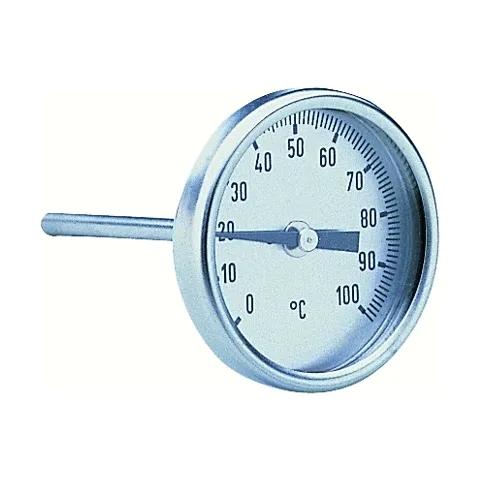 Thermometer 06225, 1/4'', für Thermostat-Batterien, mit Thermometer-Abgangsbogen