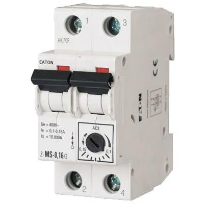 2-poliger Motorschutzschalter 0,09kW 0,25-0,4A 248391 Eaton