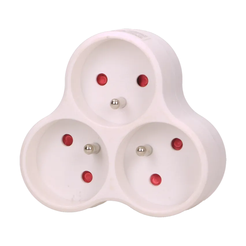 3x2P+Z-Verteiler, weiß Orno OR-AE-13134/W