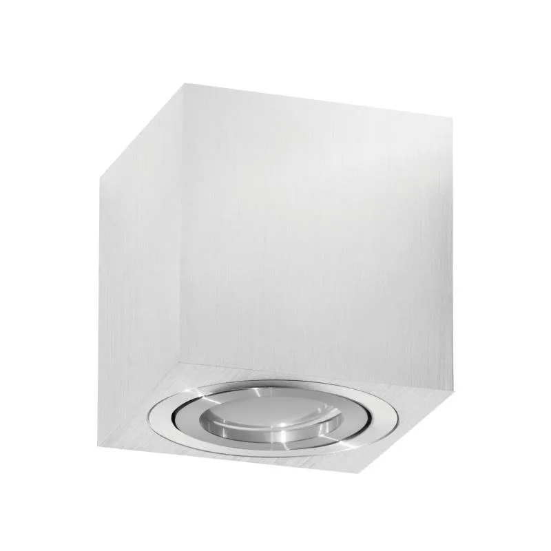 Aufputzlampe einstellbar OH37 GU10 qudratisch Chrom Kobi