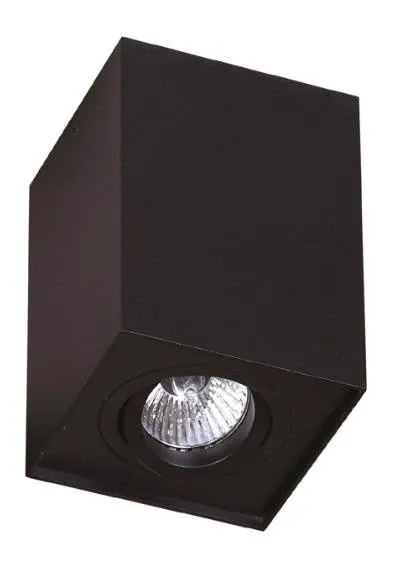Basic Square GU10 Röhre Anbaulampe schwarz C0071 Maxlight