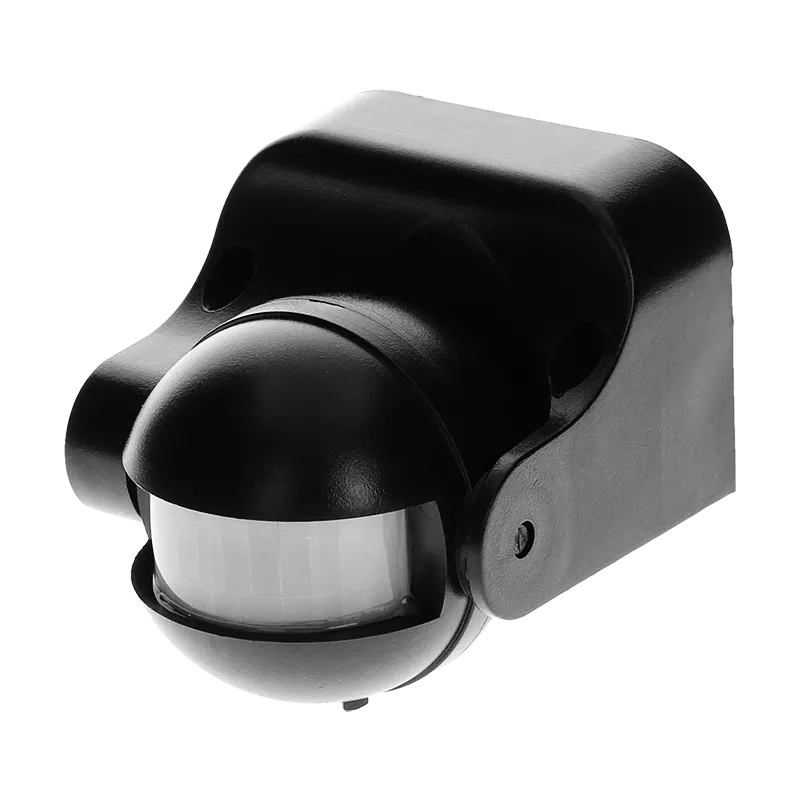 Bewegungsmelder 180 Grad IP44 1200W schwarz OR-CR-201/B Orno