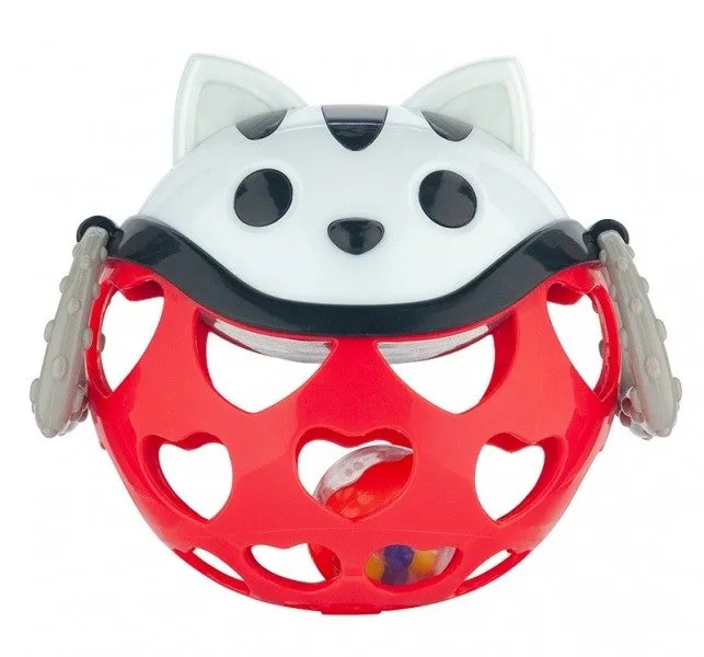 Canpol Babies Interaktives Rasselspielzeug rote Katze