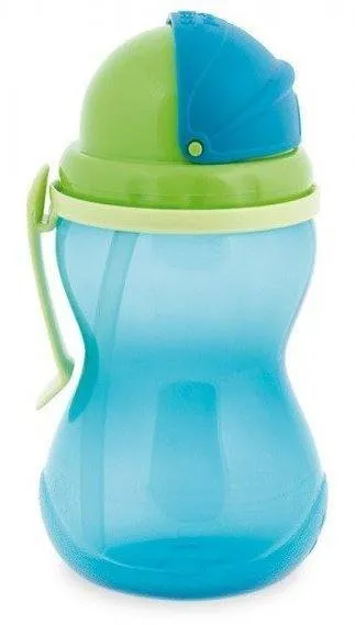 Canpol Sportwasserflasche mit Faltschlauch 370 ml 56/113 blau