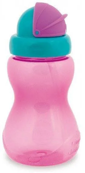 Canpol Sportwasserflasche mit Faltschlauch (klein) 270ml 56/109_pin Pink