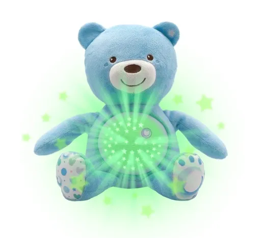 Chicco Teddybär mit Projektor Blau