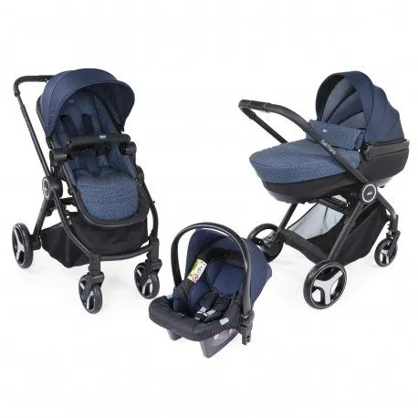 Chicco Trio Bester Freund Dschungel Komfort 3in1 Oxford Tiefschläfer Kinderwagen