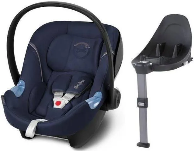 Cybex Aton M Autositz + Basis 0-13kg Midnight Blue