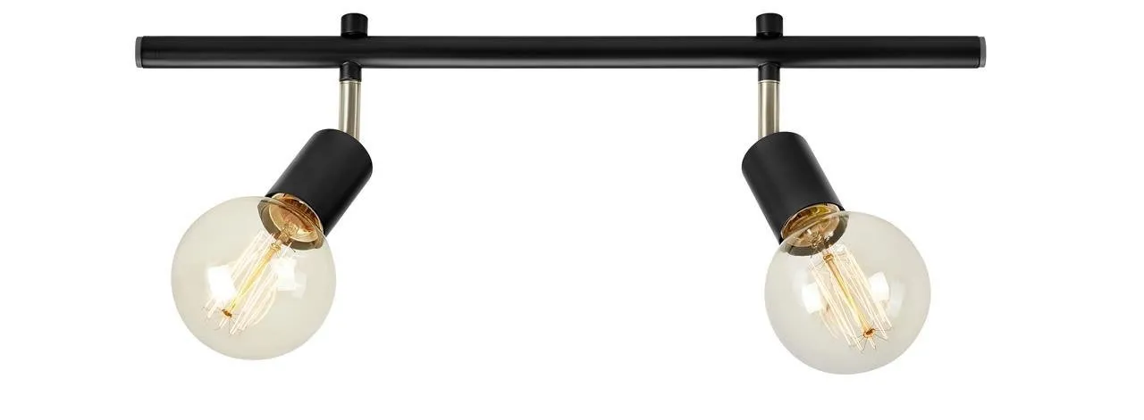 Deckenleuchte EXPAND 2L 50cm 2XE27 Schwarz Marksoljd 107969