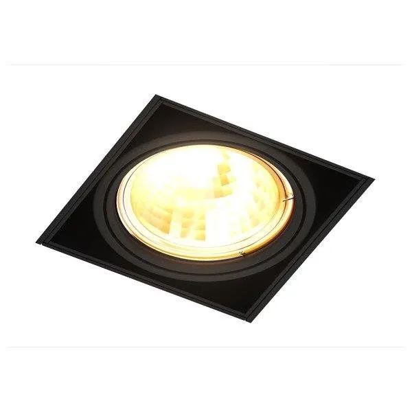 Deckenleuchte Einbauleuchte Spot schwarz 1x GU10 Aluminium Zuma Line Oneon DL 50-1 94361-BK