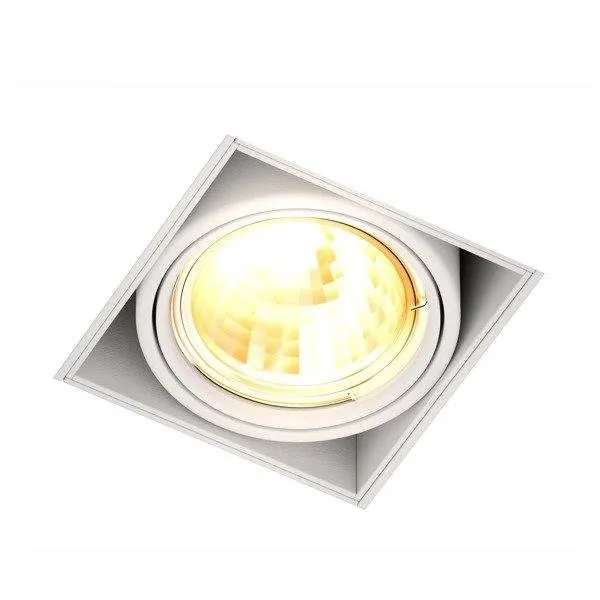 Deckenleuchte Einbauleuchte Spot weiß 1x GU10 Aluminium Zuma Line Oneon DL 50-1 94361-WH