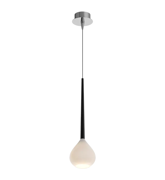 Deckenleuchte Hängeleuchte Innenleuchte 1x E14 weiß/ schwarz Glas Zuma Line Libra MD2128-1W