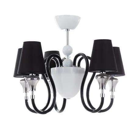 Deckenleuchte Hängeleuchte schwarz Innenleuchte ZUMA Line Chandelier Ceiling MC2070-5BL