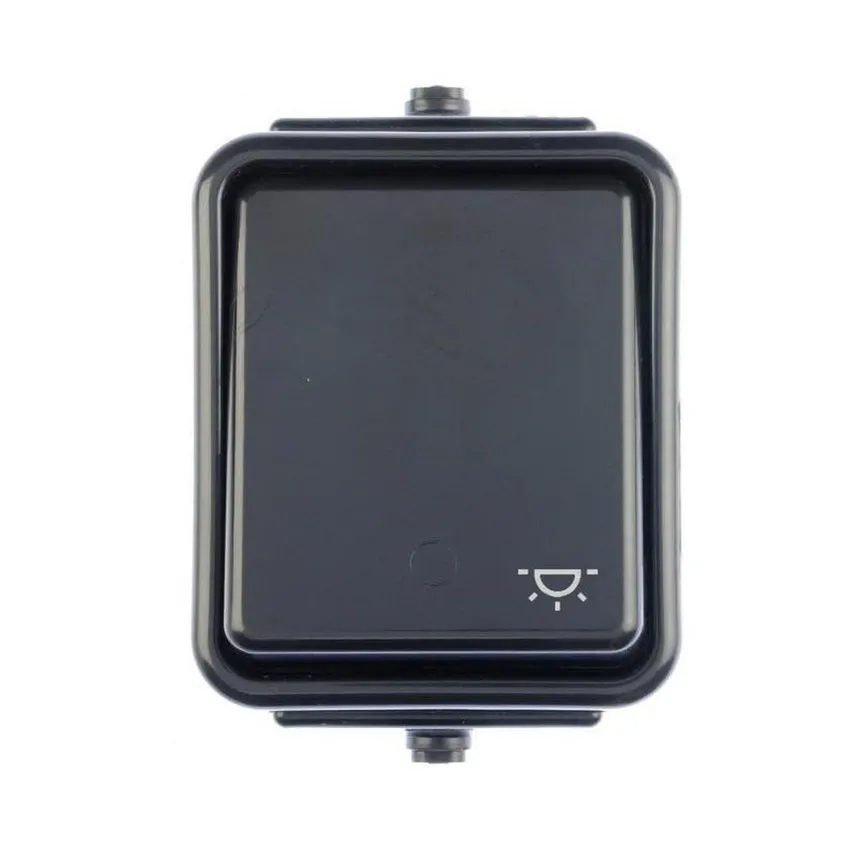 Drucktaster "Licht" schwarz IP44 Zeder WNT102C05 Schneider Electric