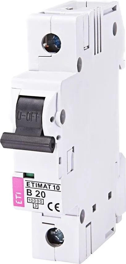 ETIMAT10 1P B20 10kA Überstromschutzschalter ETI