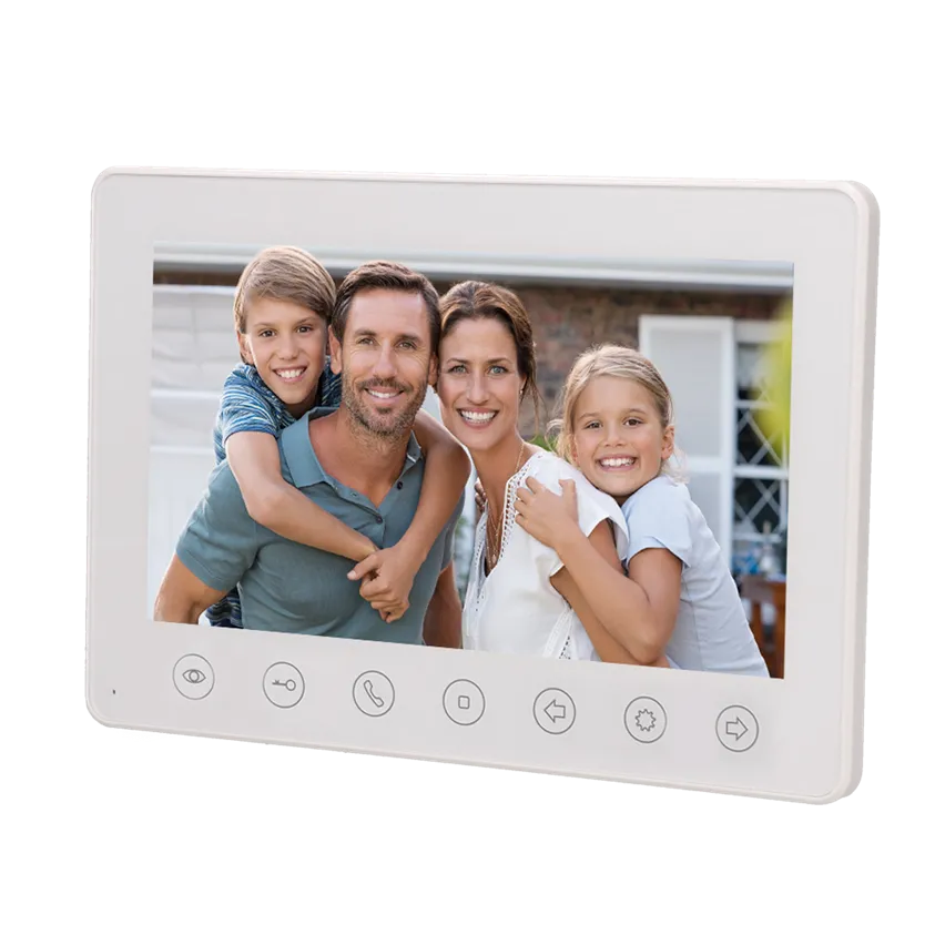 Freisprech-Videomonitor farbig 7" LCD für NUMBERUS-Set weiß Orno