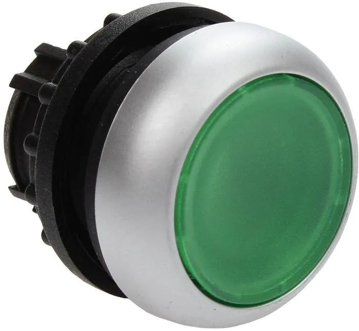 Grün hinterleuchteter Drucktaster mit Selbsthaltung M22-DL-G EATON