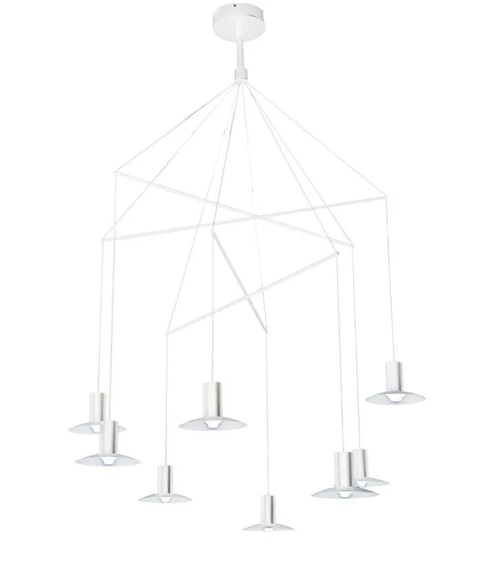 HAT weiße 8x3W 3000K Hängelampe